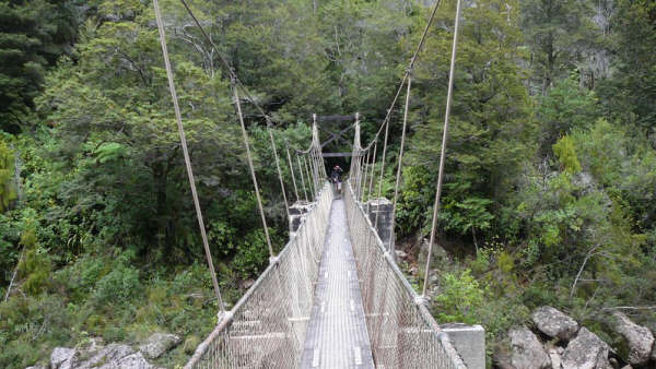 Swing Bridge à Charming Creek
