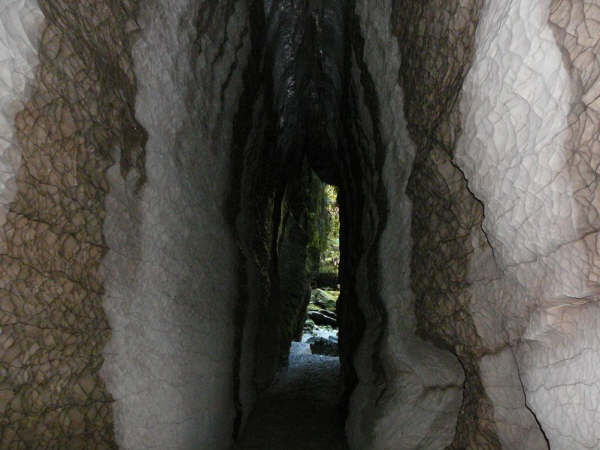 ... ou des couloirs creusés par des rivières, à Cave Creek