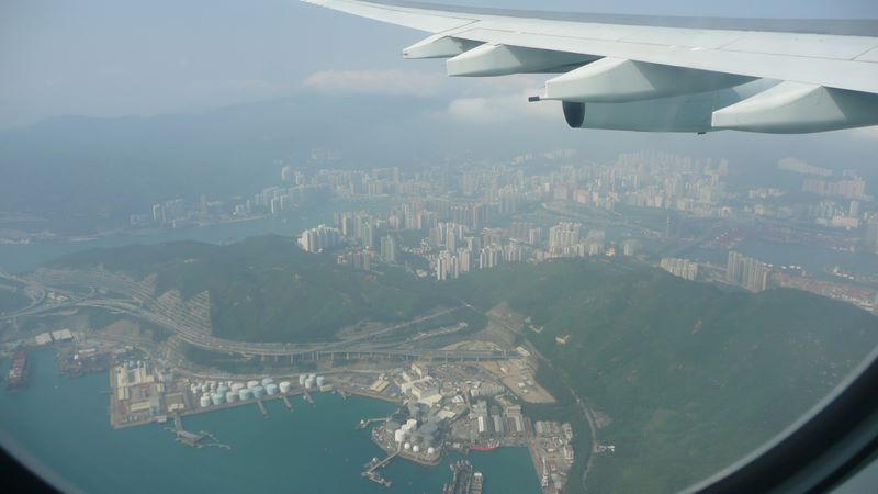 Hong-Kong vu d'en haut.
