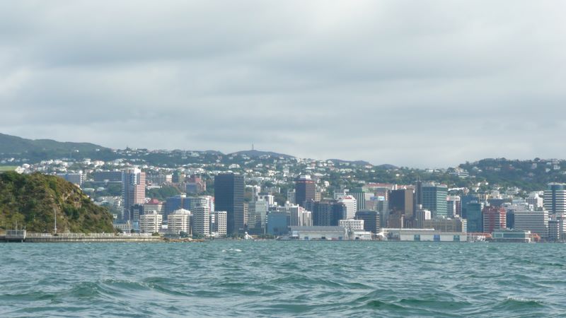 Wellington away from shore.
