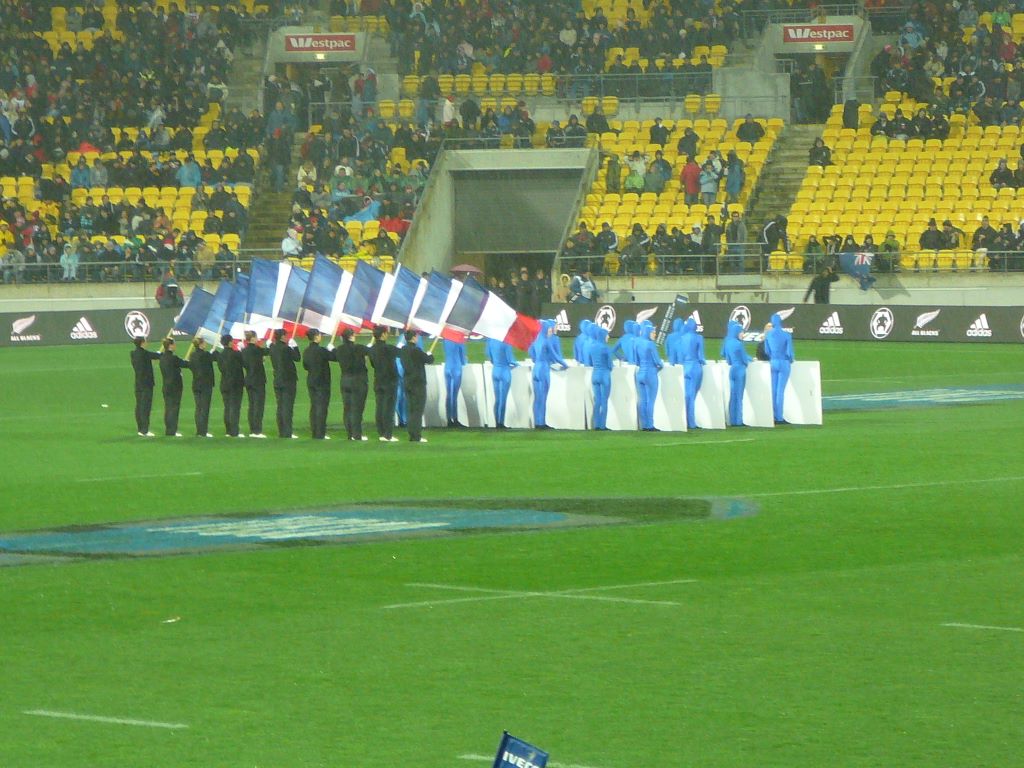Les drapeaux Français.