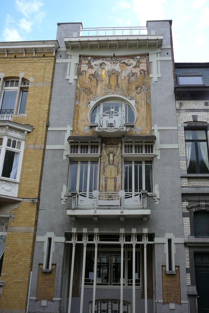 La maison Cauchie, à Bruxelles.
