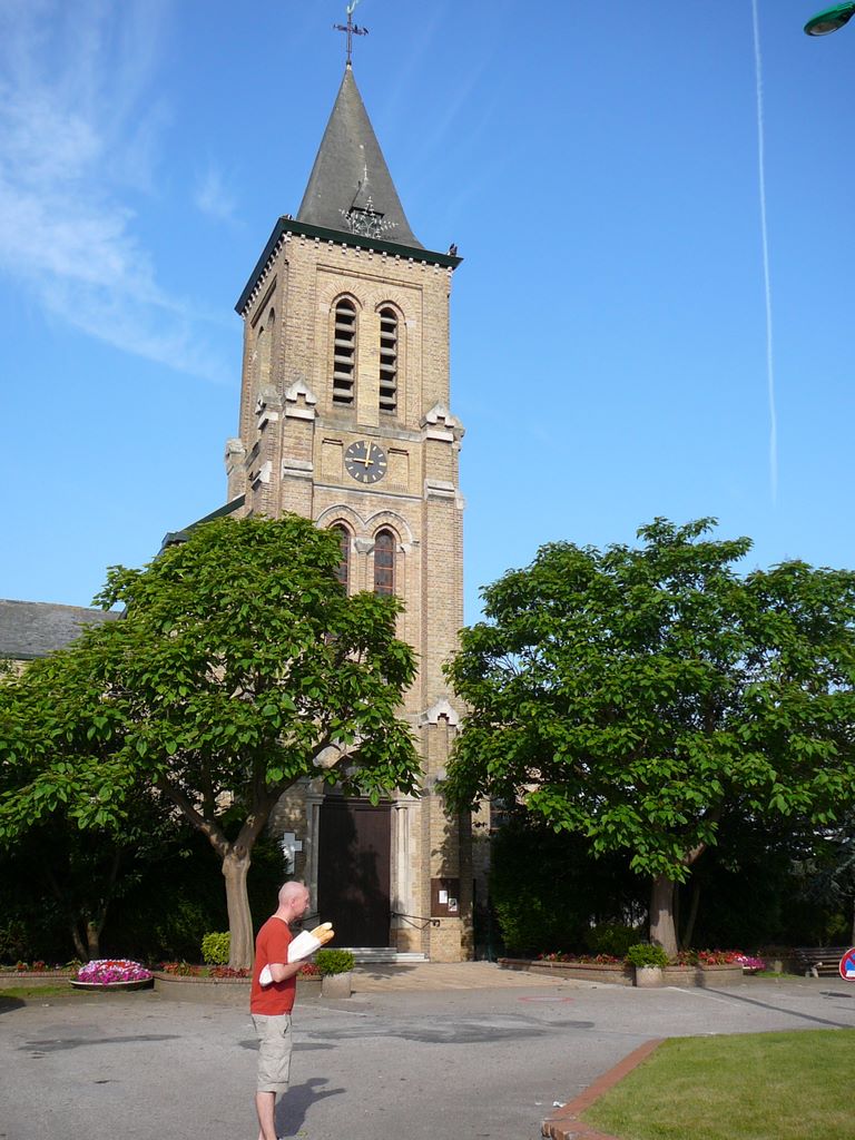 L'église de Ghyvelde.