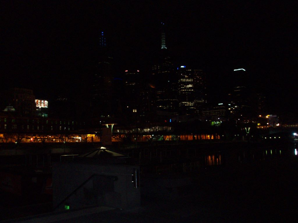 Melbourne by night.