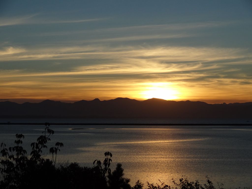Second coucher de soleil sur la baie de Nelson.