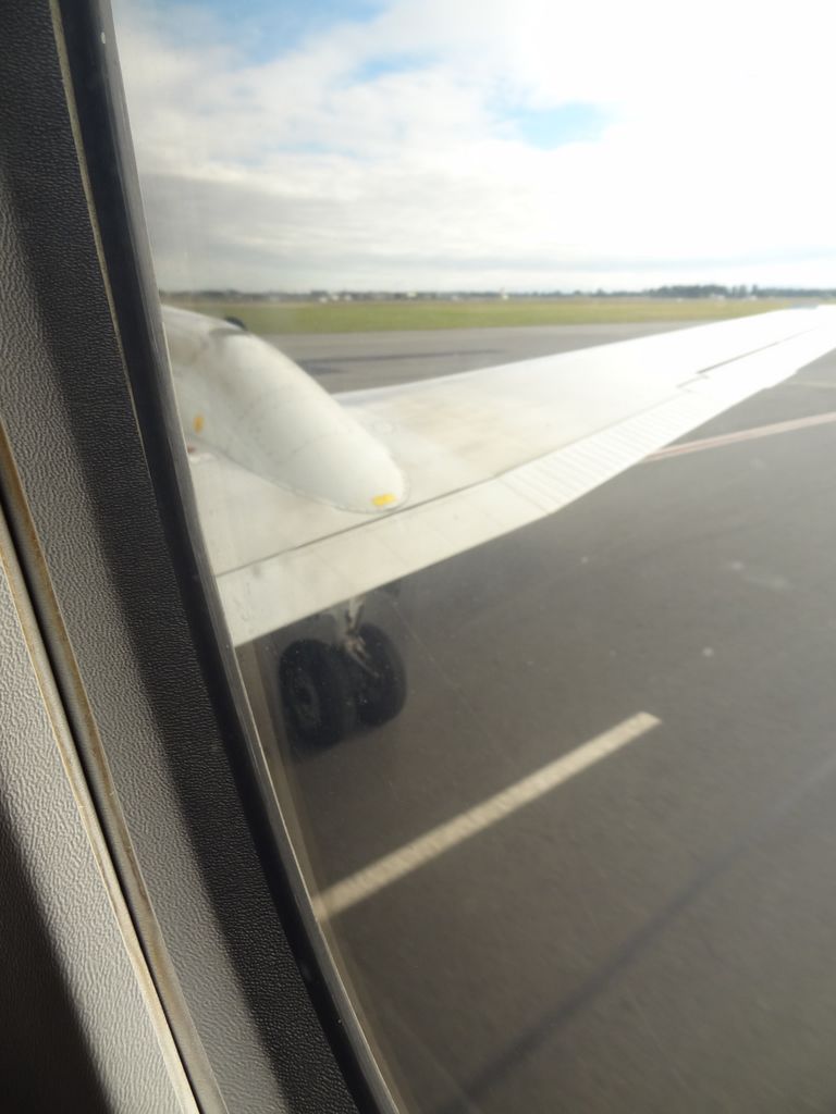 Et la, je suis dans l'avion Christchurch vers Hokitika!