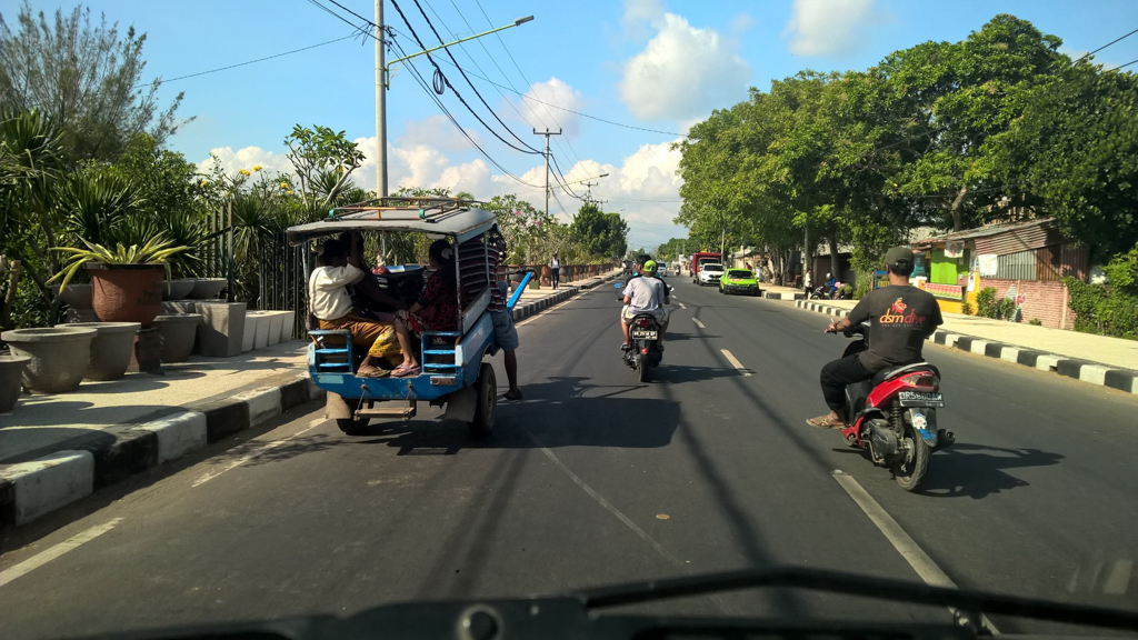 Les routes de Lombok.