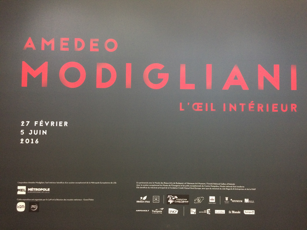 ... pour l'espo Modigliani.